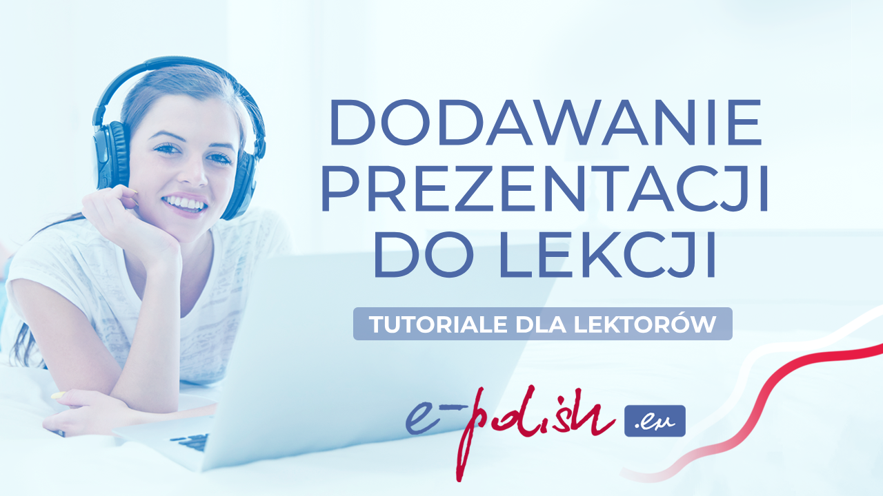 Dodawanie prezentacji do lekcji